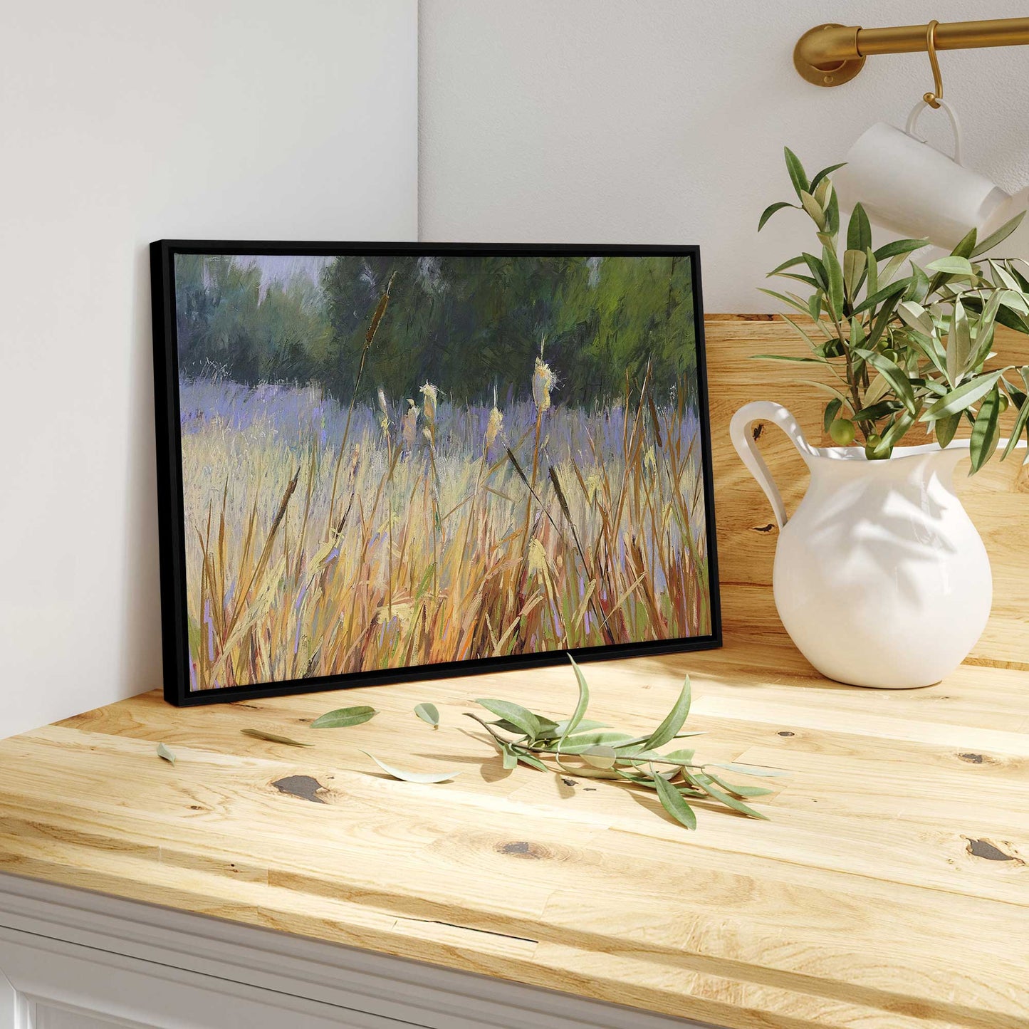 Golden Meadow Canvas Print