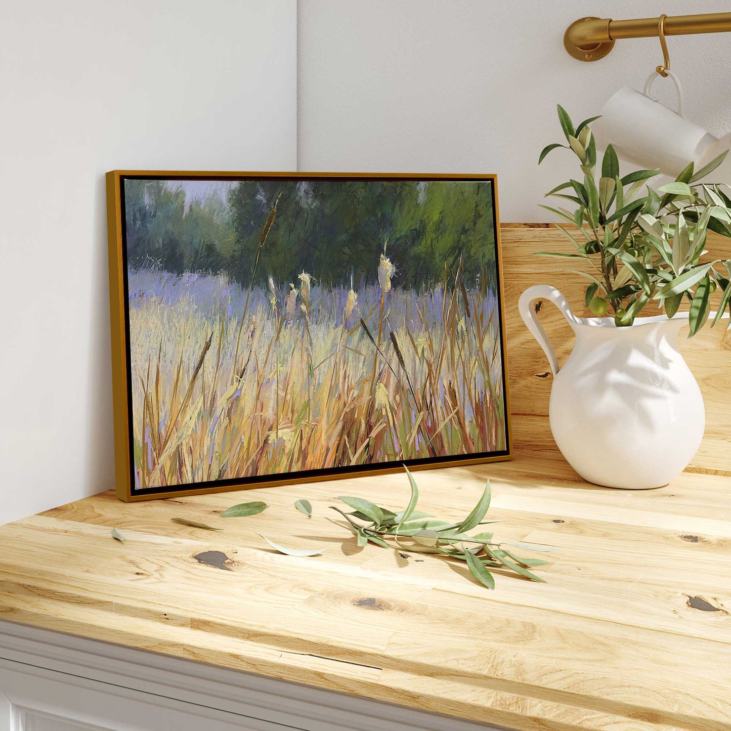 Golden Meadow Canvas Print