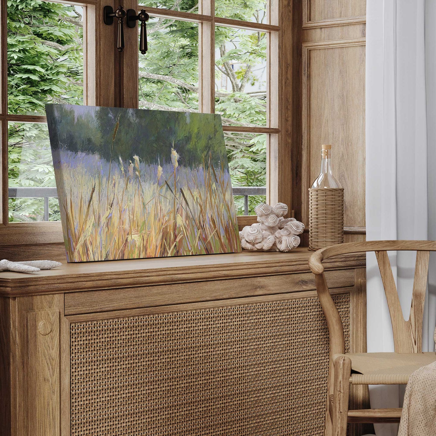 Golden Meadow Canvas Print