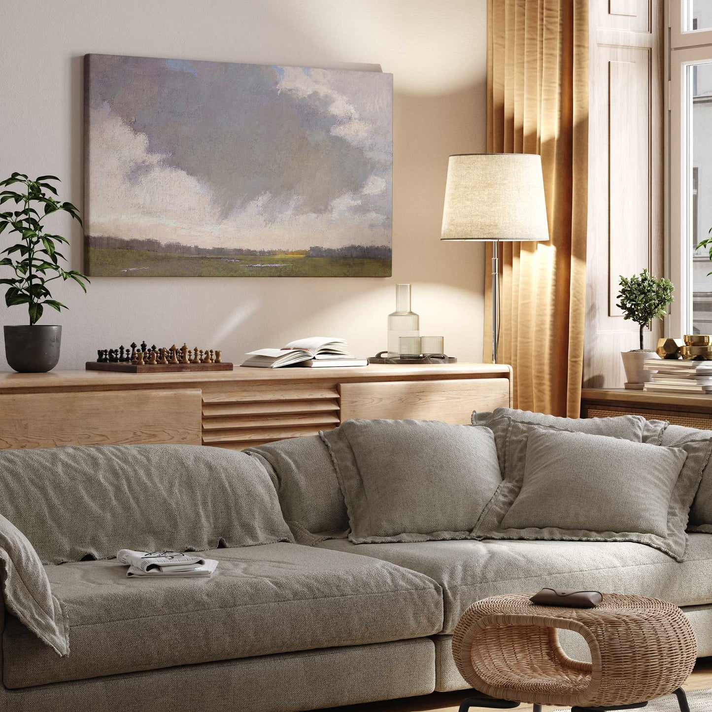 Overcast Skies Canvas Print