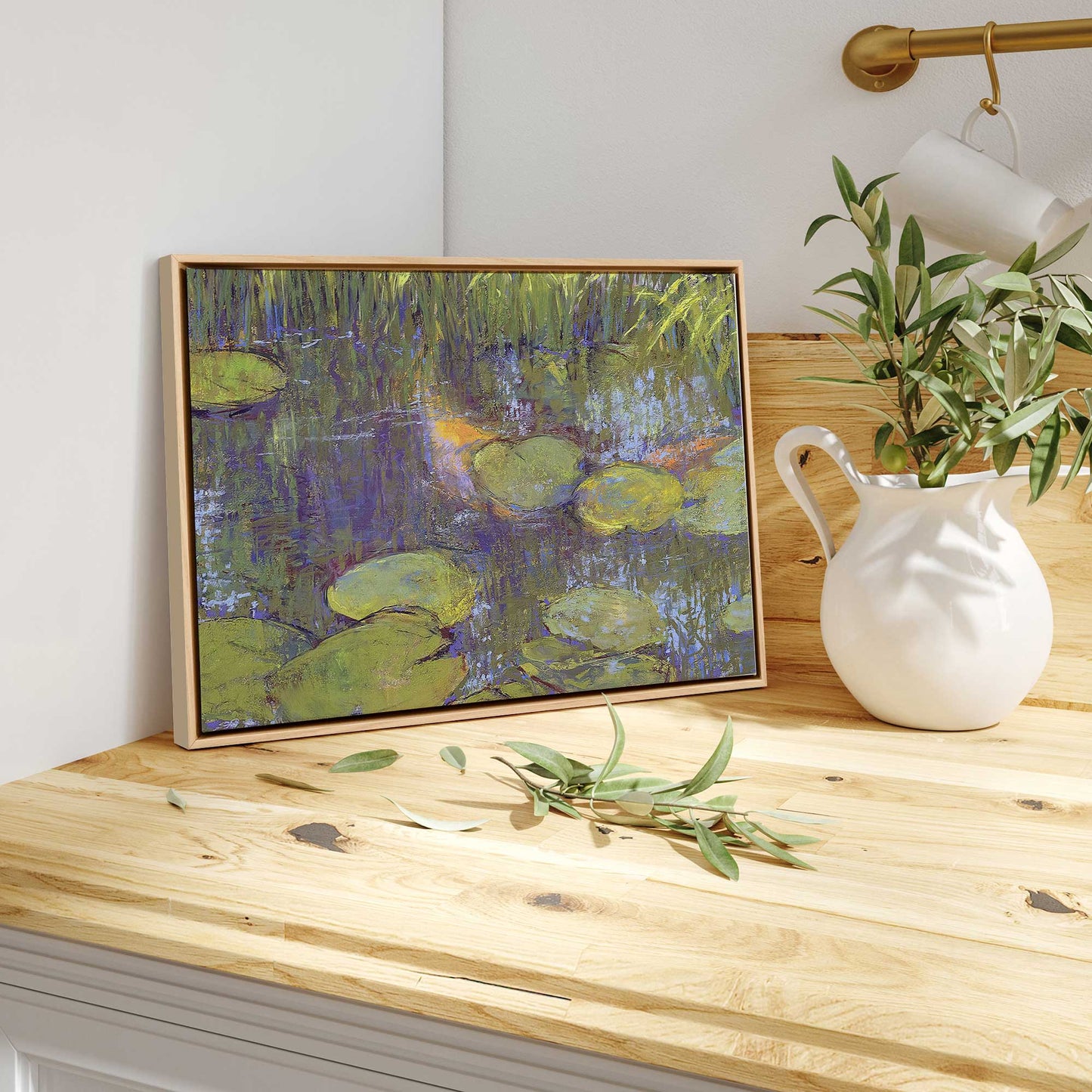 Lily Pond Canvas Print