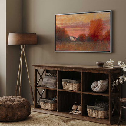 Warm Fall Evening Canvas Print