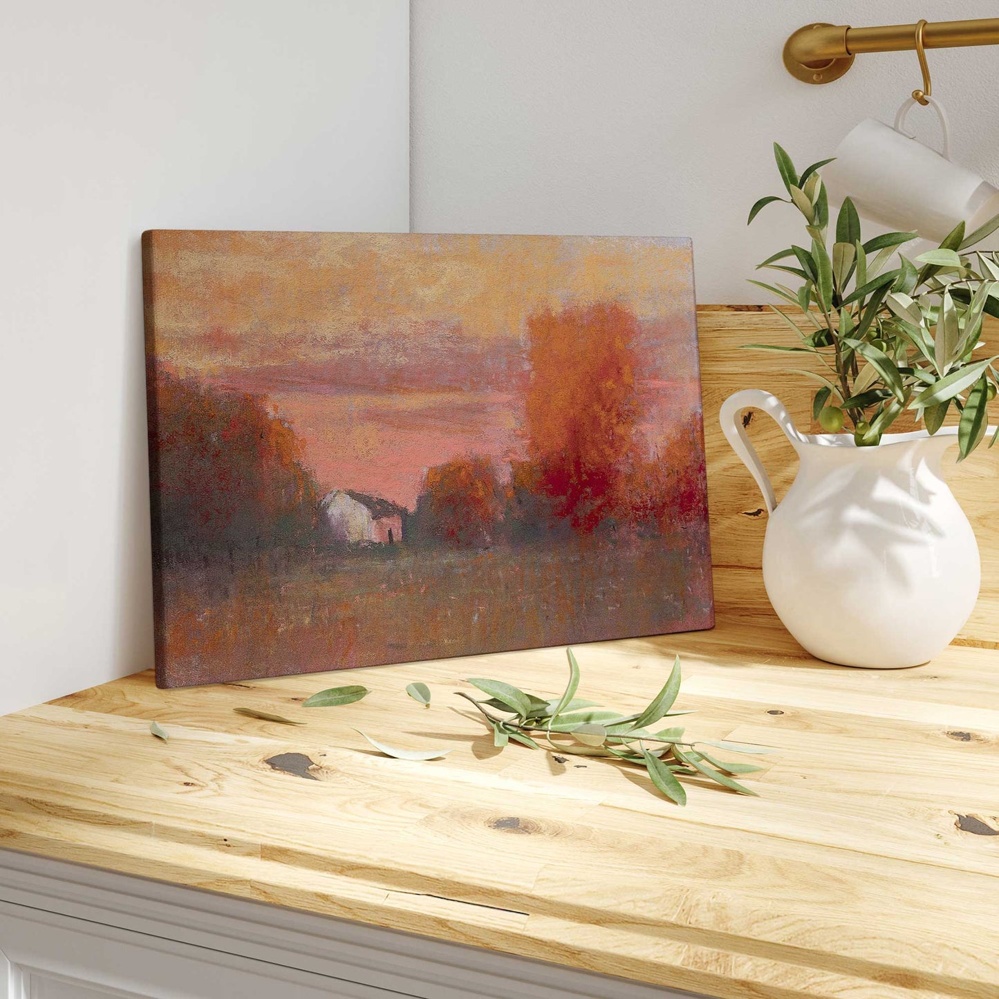 Warm Fall Evening Canvas Print