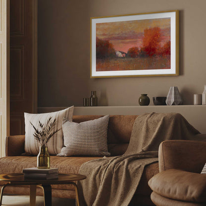 Warm Fall Evening Art Print