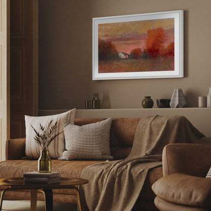 Warm Fall Evening Art Print