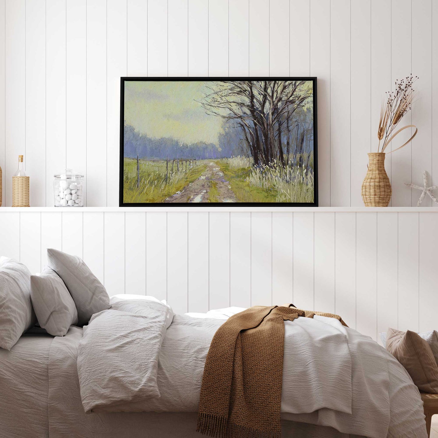 Quiet Country Road Canvas Print