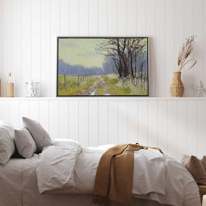 Quiet Country Road Canvas Print
