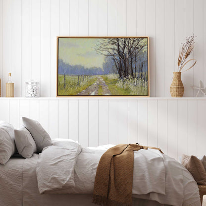 Quiet Country Road Canvas Print