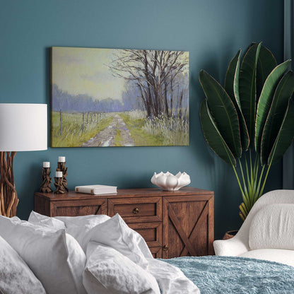 Quiet Country Road Canvas Print