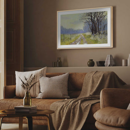 Quiet Country Road Art Print