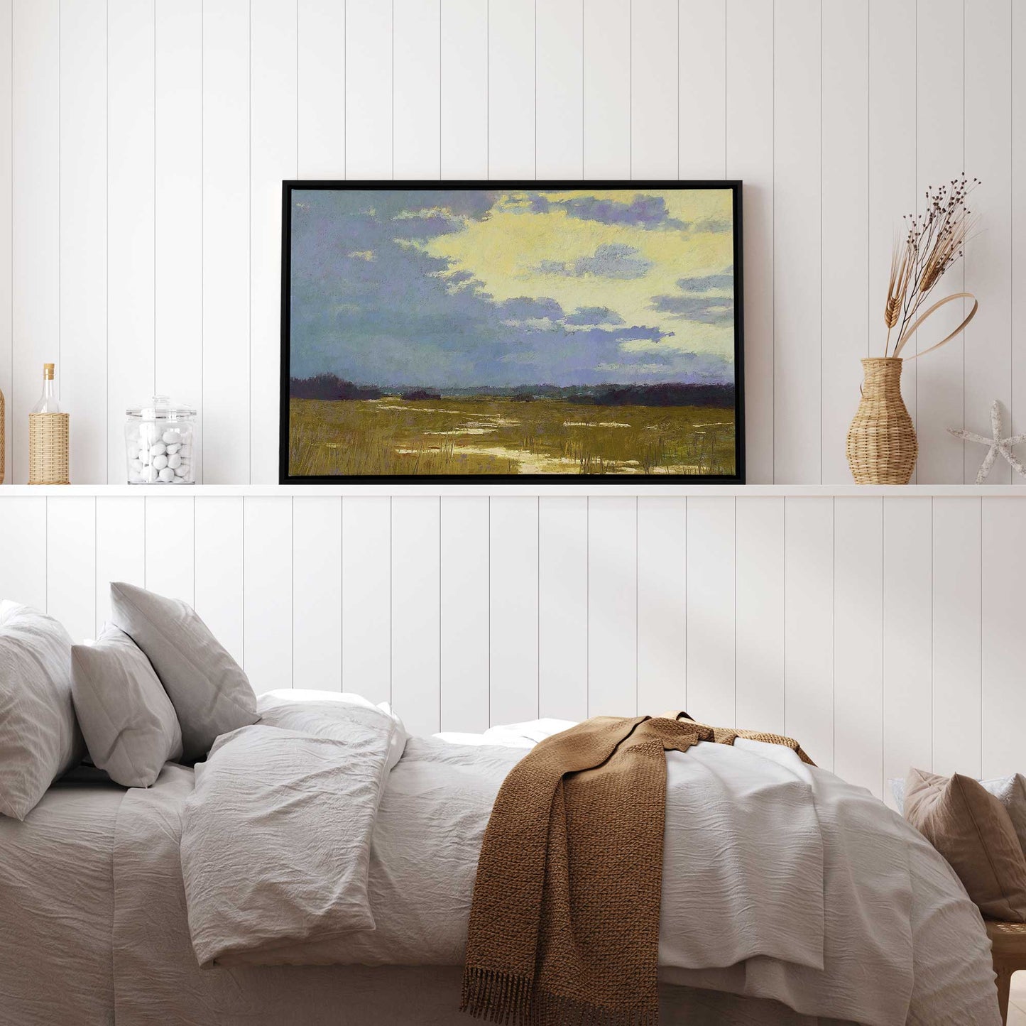 Moody Marshland Canvas Print