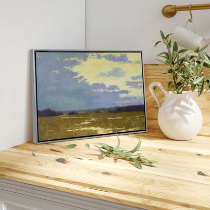 Moody Marshland Canvas Print