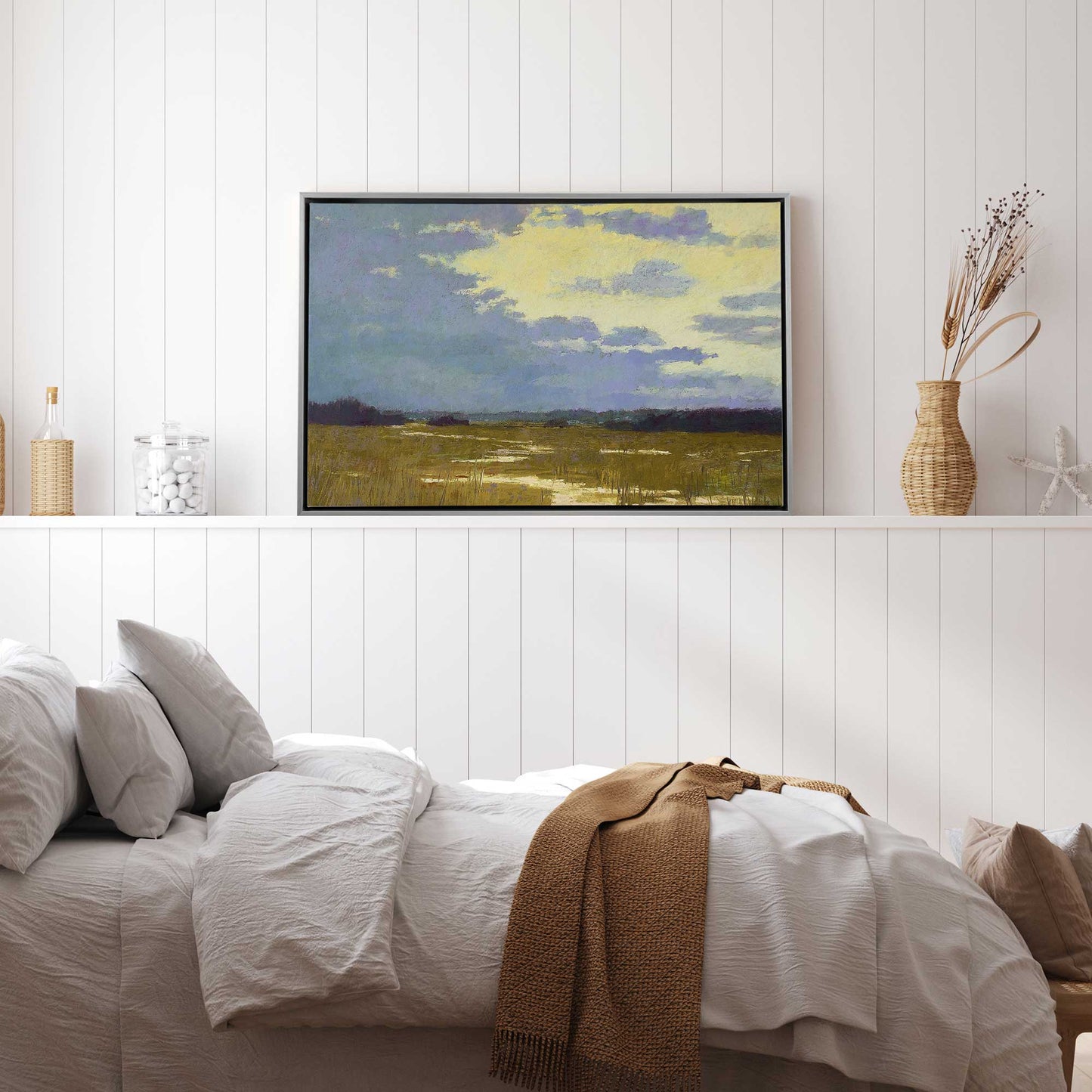 Moody Marshland Canvas Print