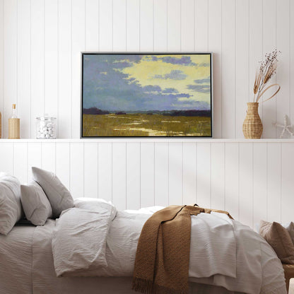 Moody Marshland Canvas Print