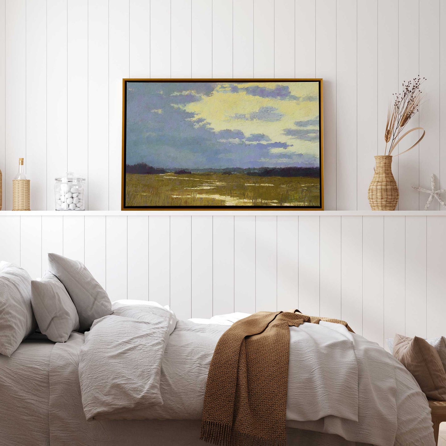 Moody Marshland Canvas Print