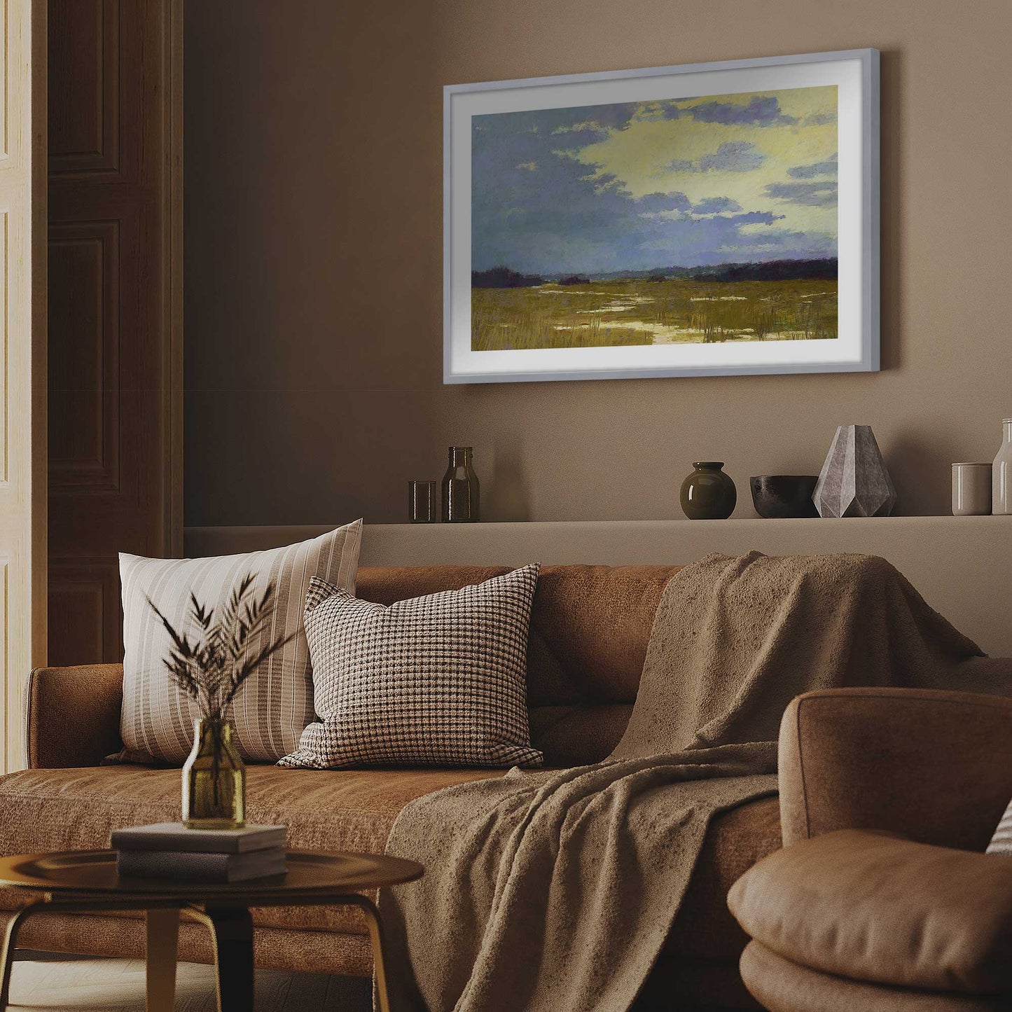 Moody Marshland Art Print