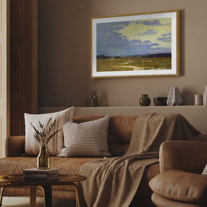 Moody Marshland Art Print