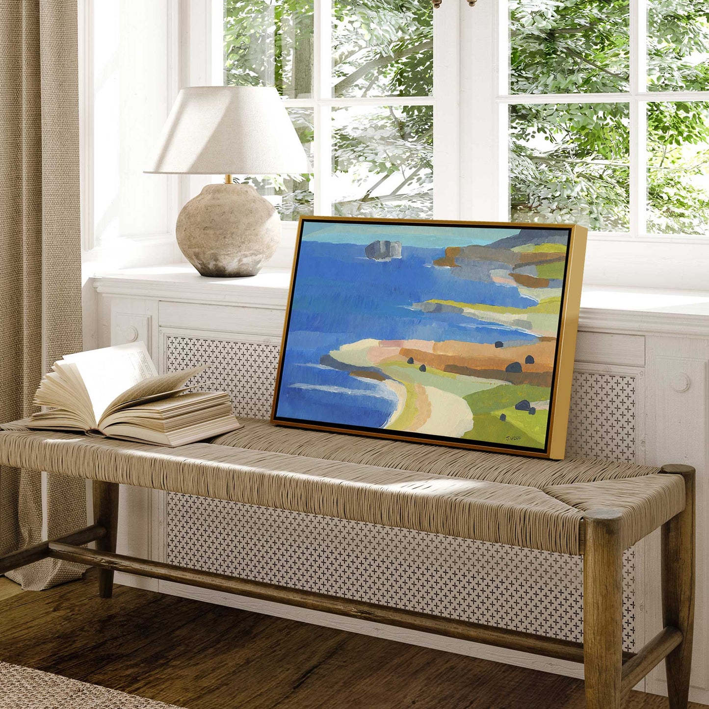 Casual Coastline I Canvas Print