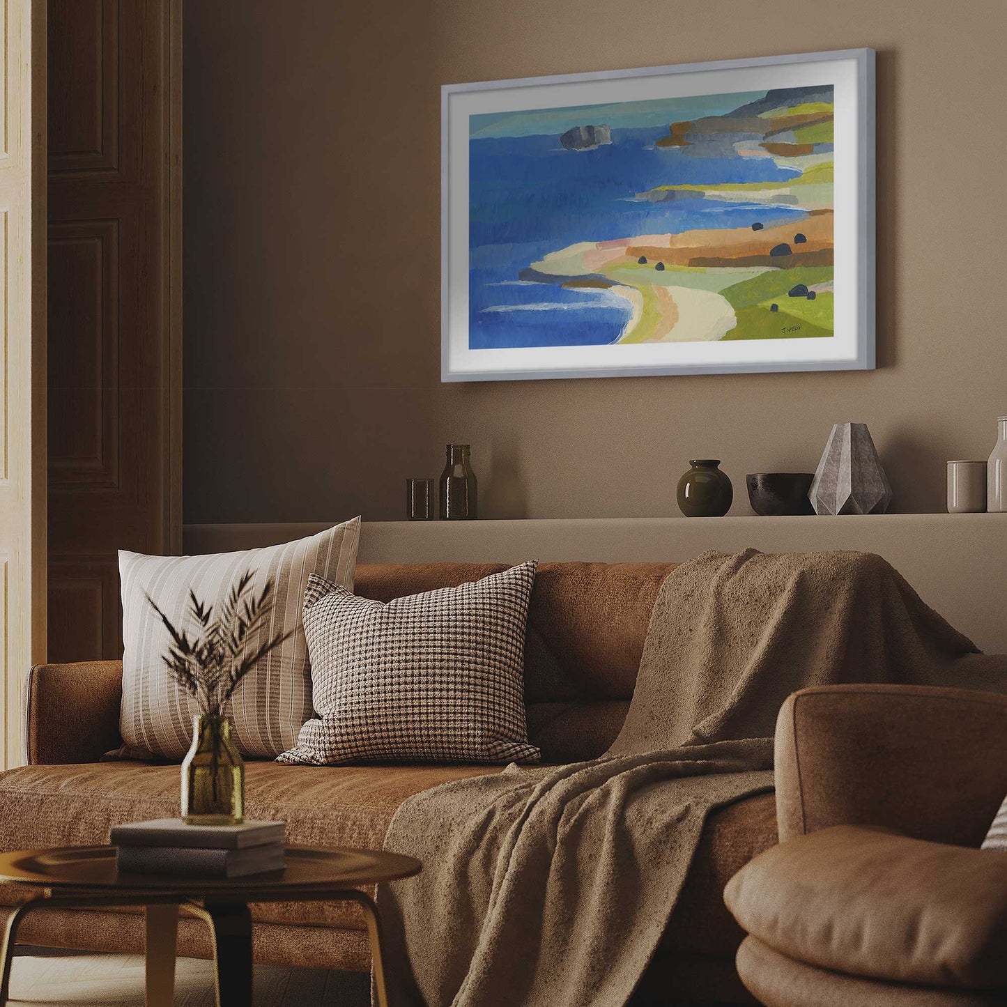 Casual Coastline I Art Print