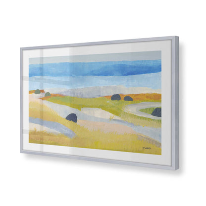 [Color:Polished Chrome], Picture of art in a Polished Chrome frame at an angle