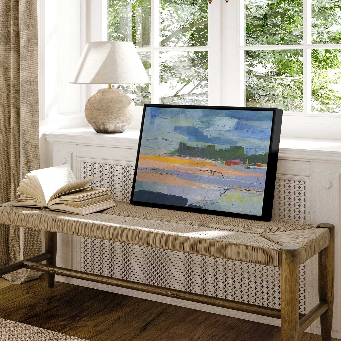 Abstract Beachfront I Canvas Print