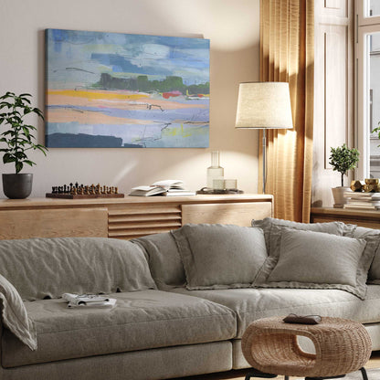 Abstract Beachfront I Canvas Print