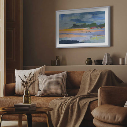 Abstract Beachfront I Art Print