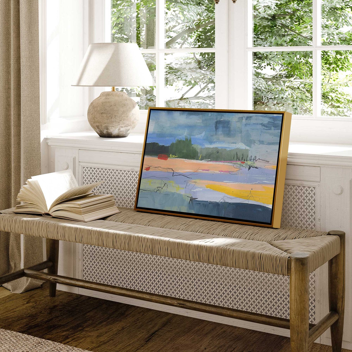 Abstract Beachfront II Canvas Print