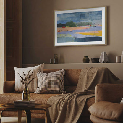 Abstract Beachfront II Art Print