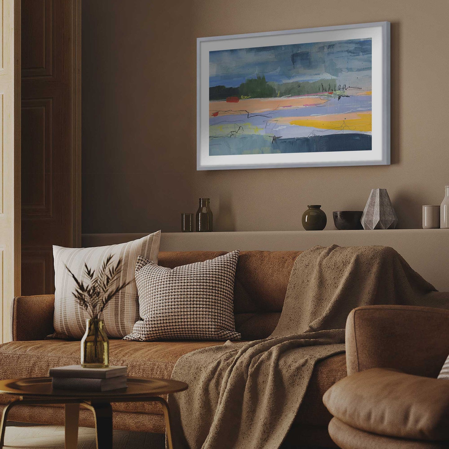 Abstract Beachfront II Art Print