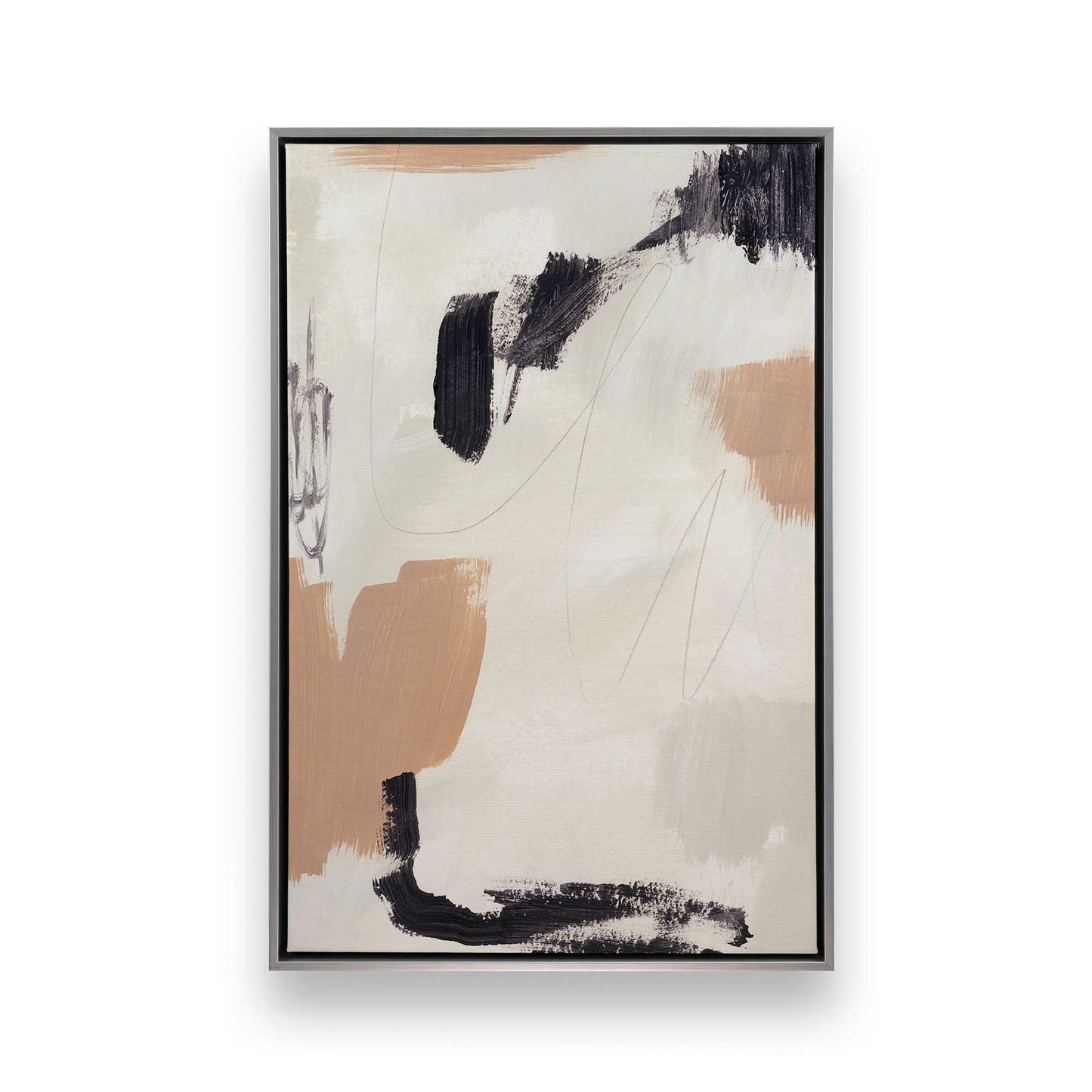 Neutral Minimalist Magic Canvas Print, Set of 2
