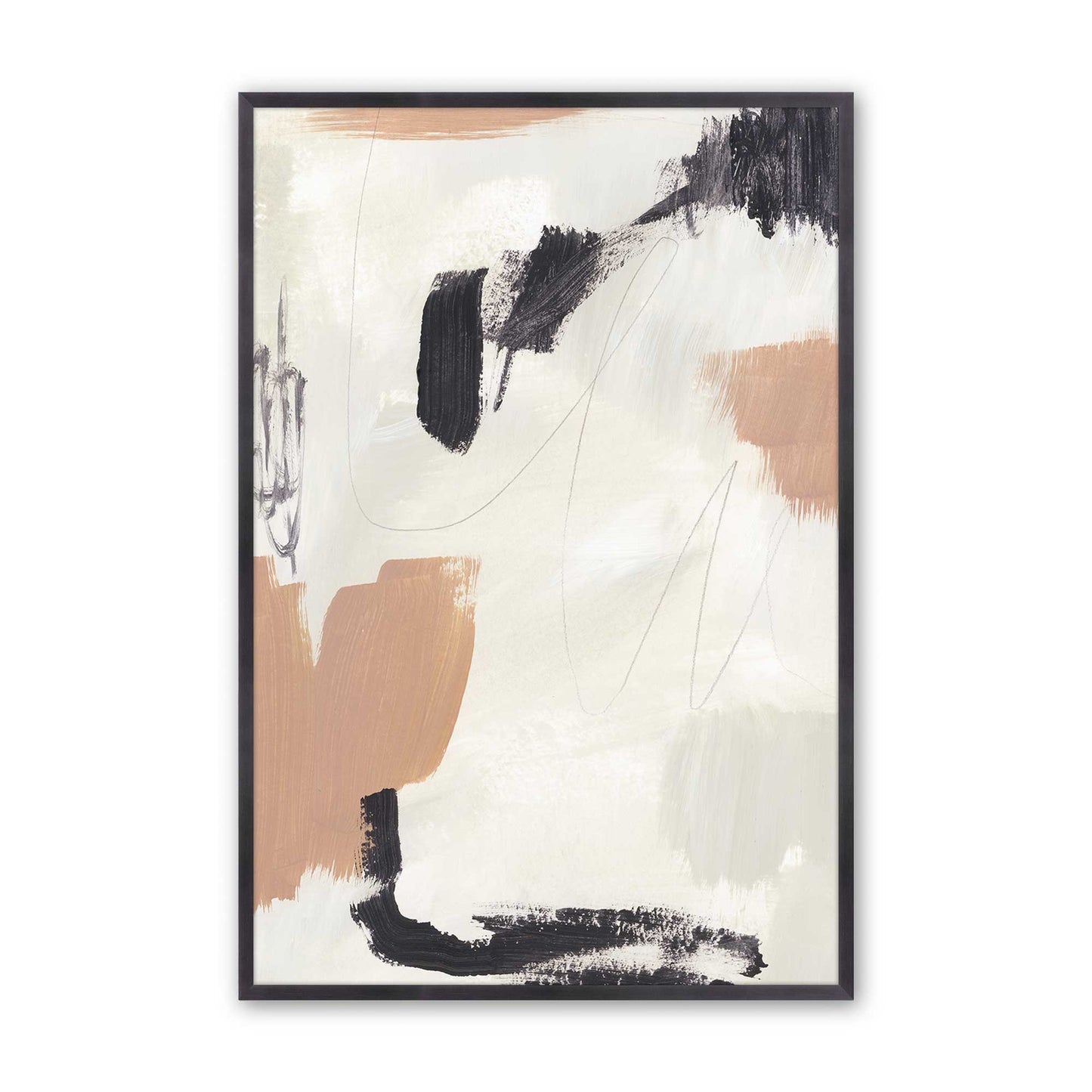 Neutral Minimalist Magic Art Print, Set of 2