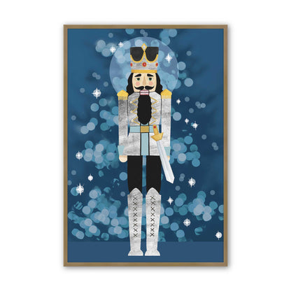 [Color:Brushed Gold], Picture of art in a Brushed Gold frame