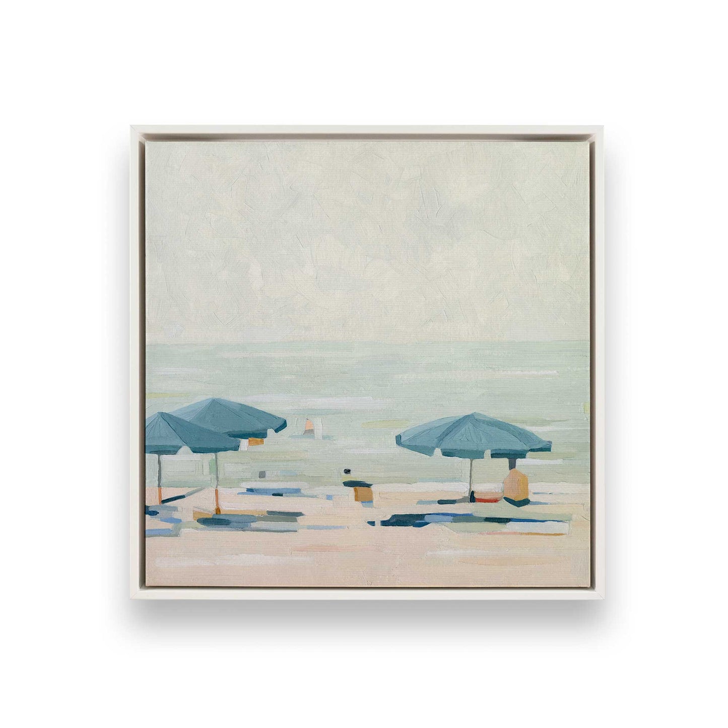 [Color:Opaque White], Picture of art in a White frame