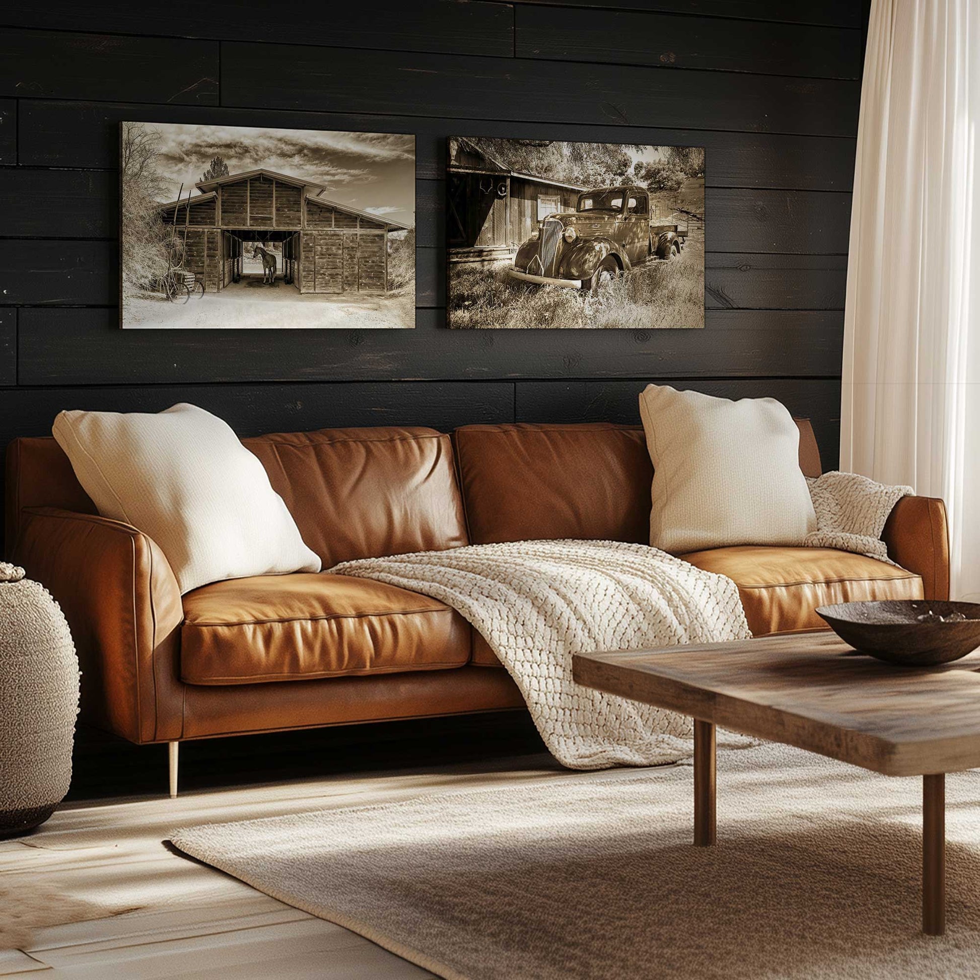 [Color:Walnut], Picture of art in a Walnut frame