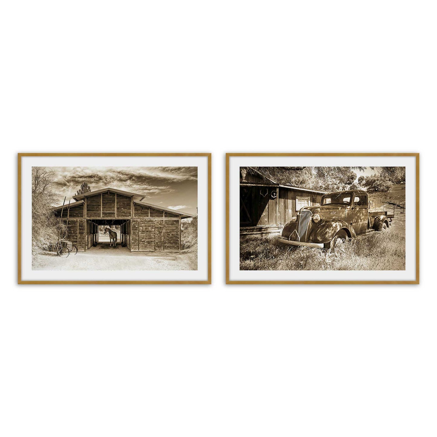 [Color:Polished Gold], Picture of art in a Polished Gold frame