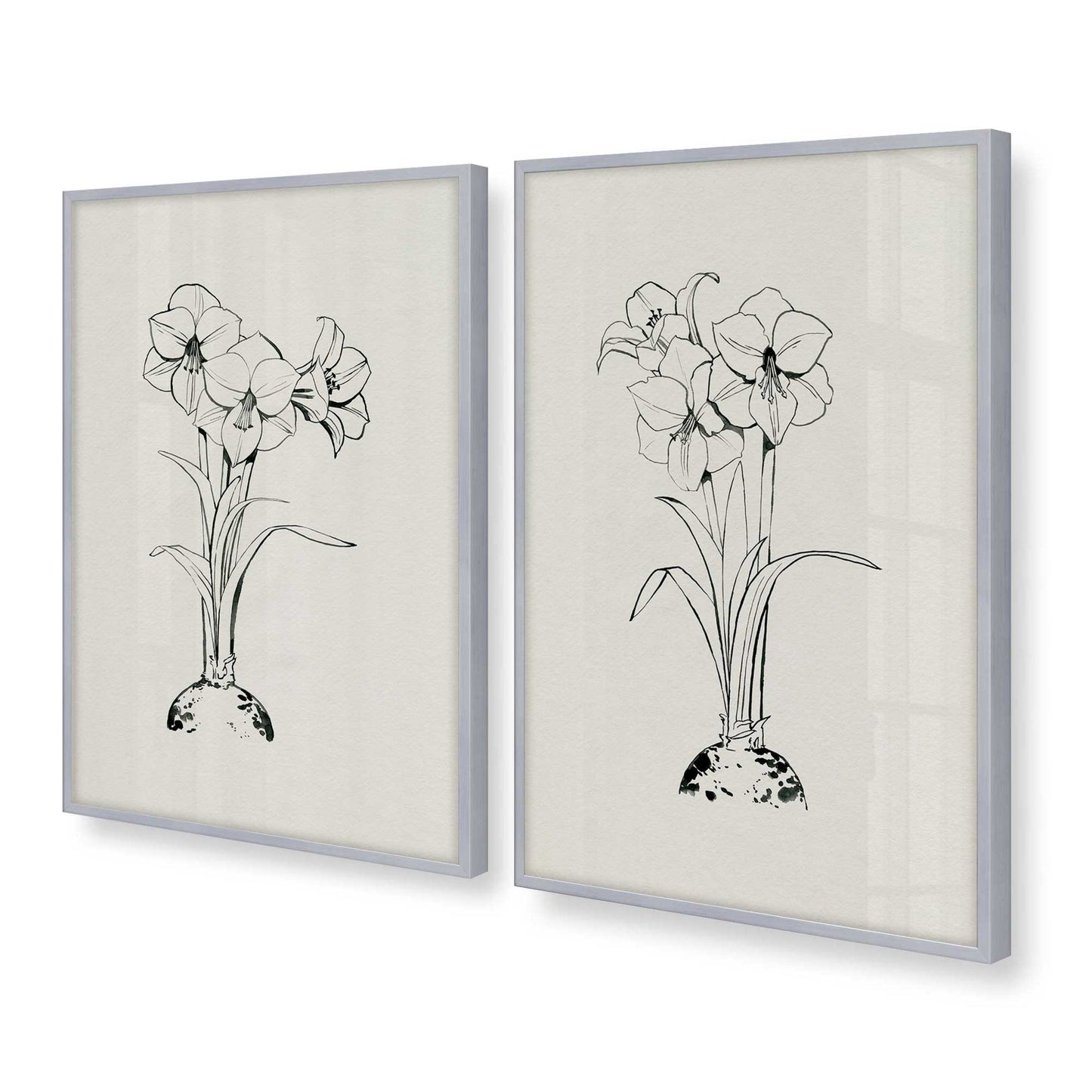 [Color:Polished Chrome], Picture of art in a Polished Chrome frame at an angle