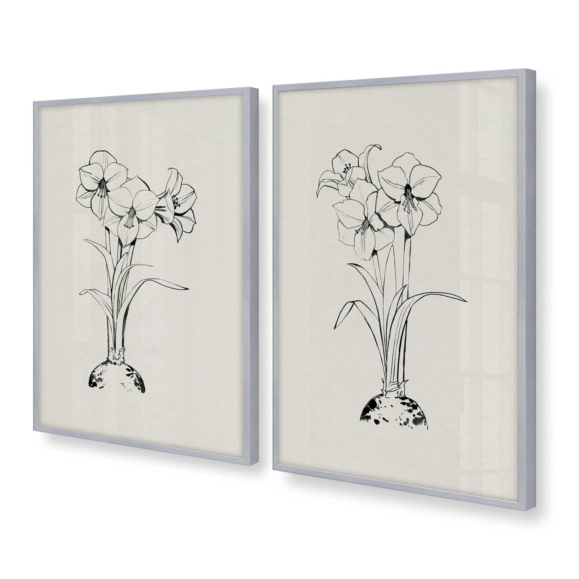 [Color:Polished Chrome], Picture of art in a Polished Chrome frame at an angle