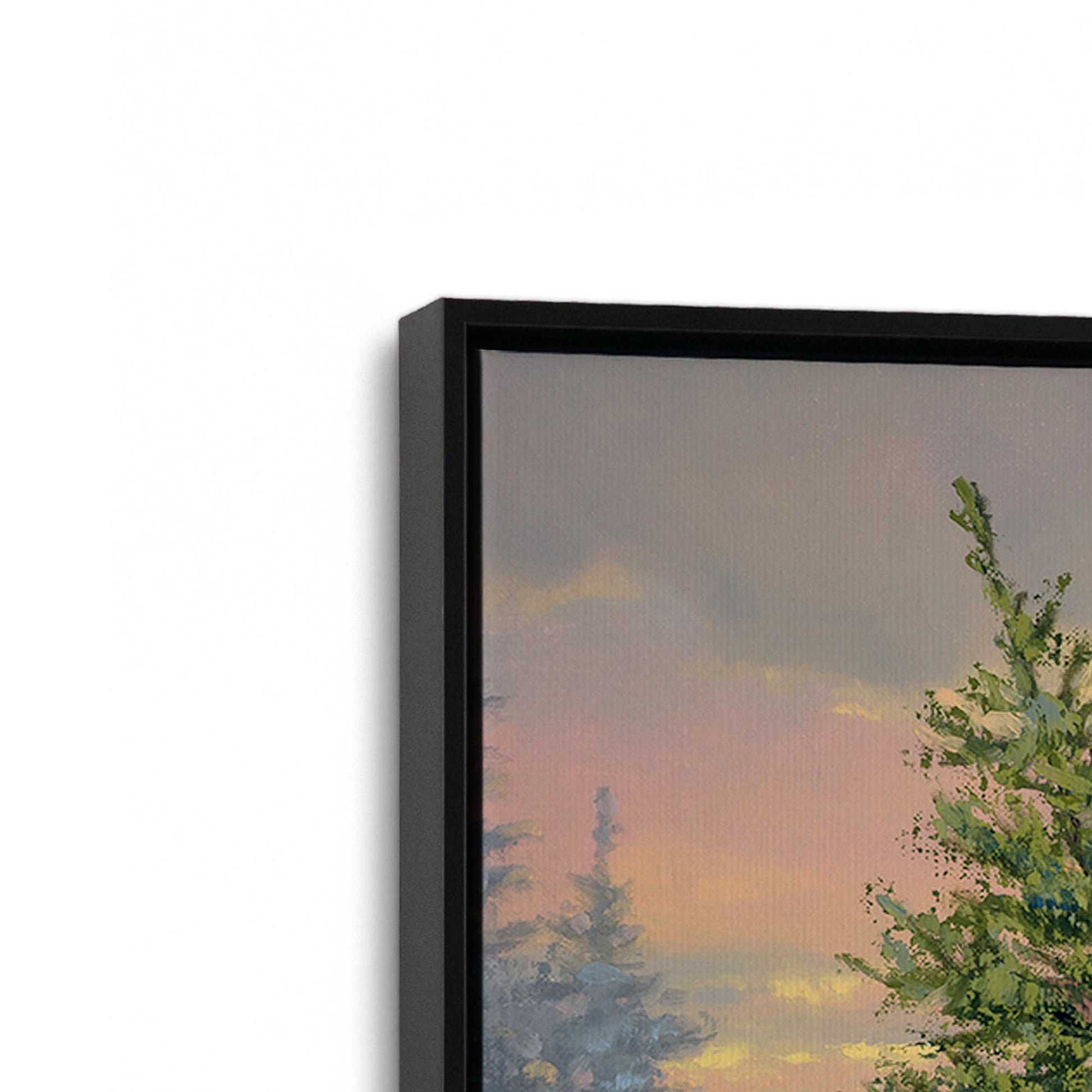 [Color:Satin Black], Picture of the corner of the art