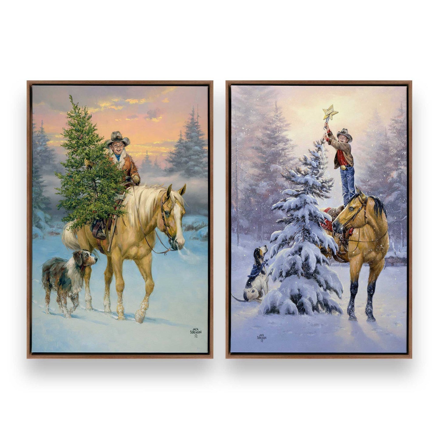 [Color:Walnut], Picture of art in a Walnut frame
