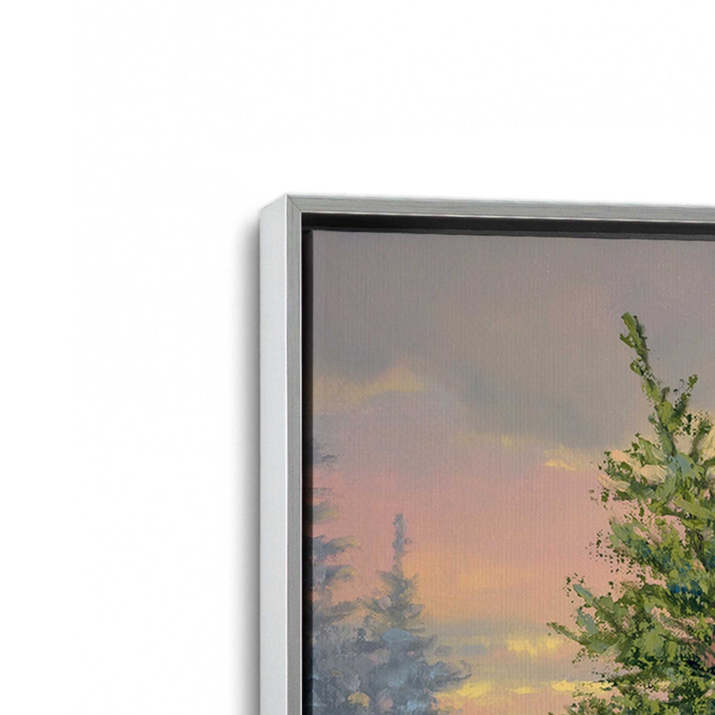 [Color:Polished Chrome], Picture of the corner of the art