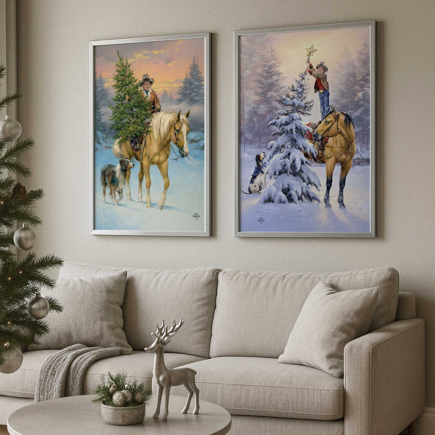 [Color:Belvinder Brown], Picture of art in a Belvinder Brown frame