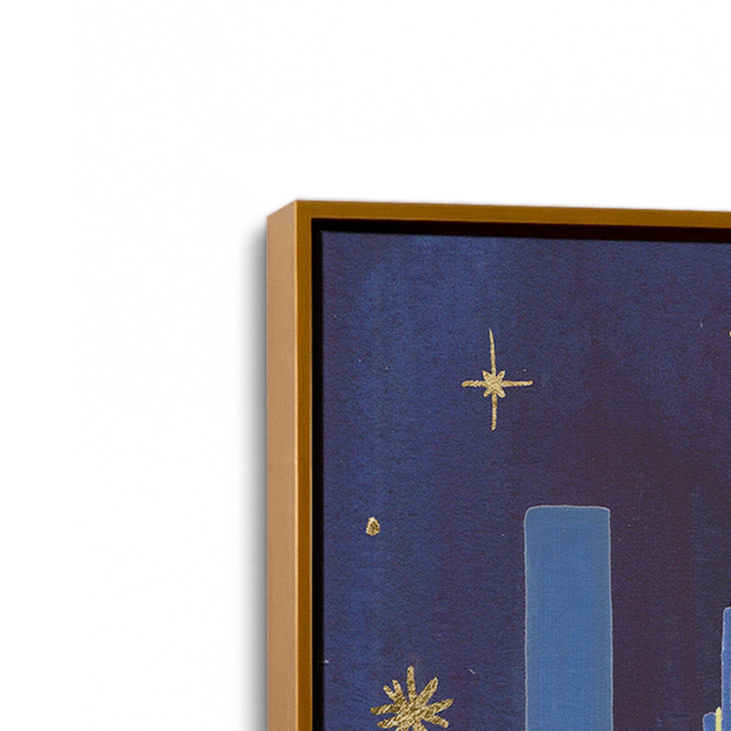 [Color:Polished Gold], Picture of the corner of the art