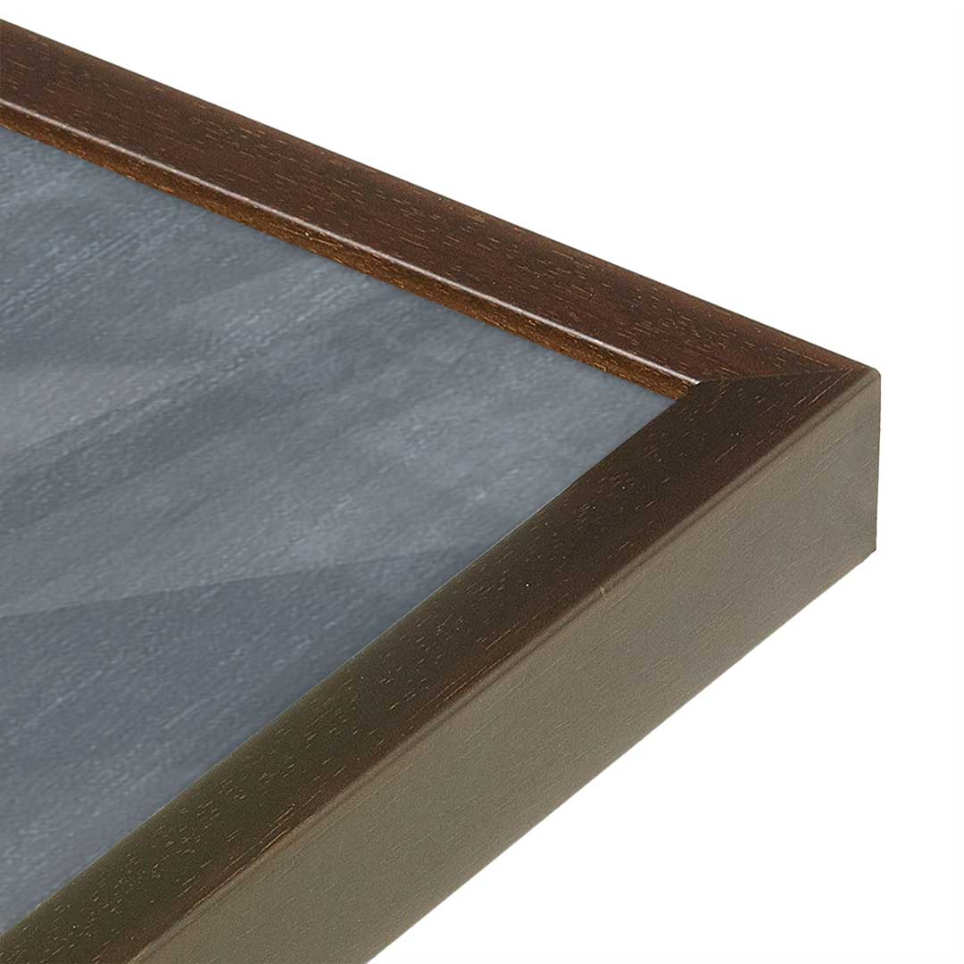 [Color:Belvinder Brown], Picture of art in a Belvinder Brown frame of the corner