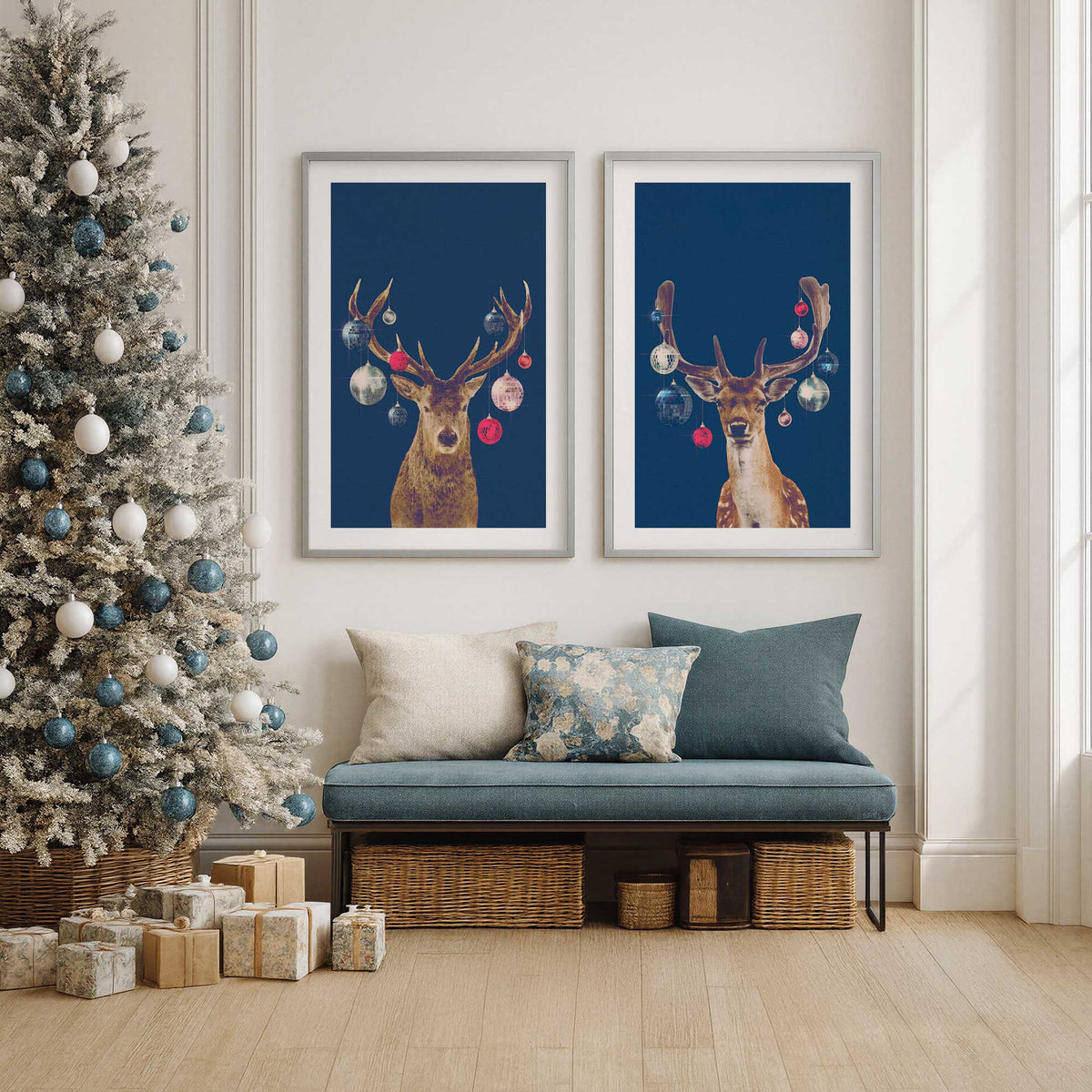[Color:Walnut], Picture of art in a Walnut frame