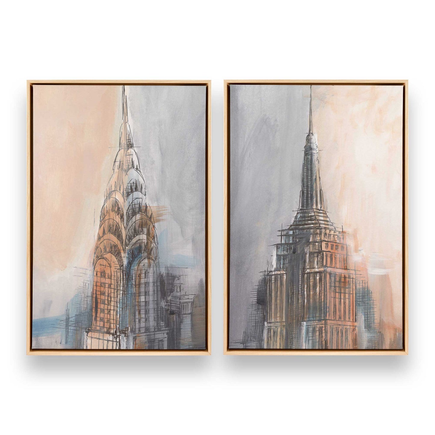 [Color:American Maple], Picture of art in a American Maple frame