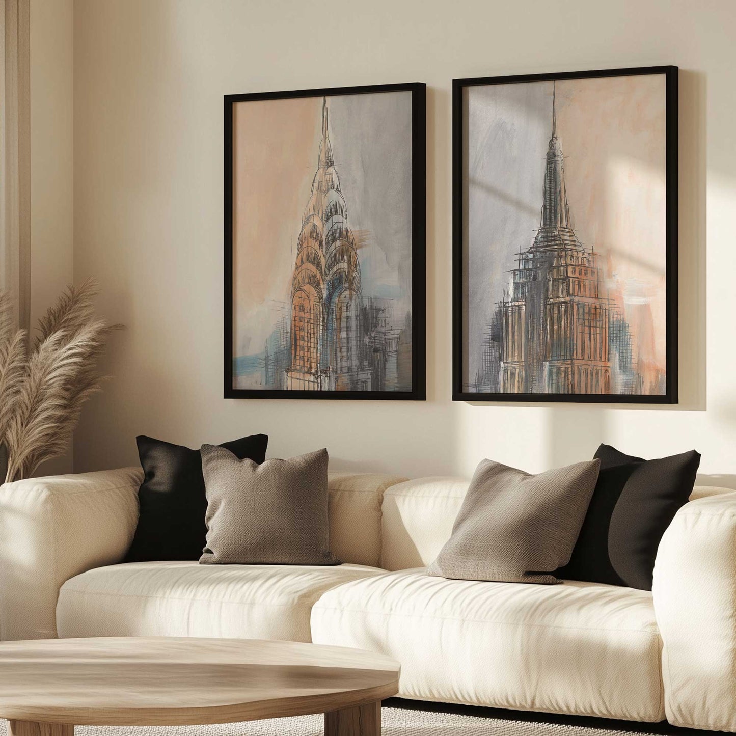 [Color:American Maple], Picture of art in a American Maple frame