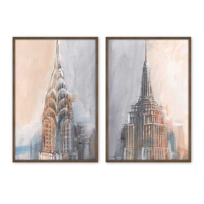 [Color:Walnut], Picture of art in a Walnut frame
