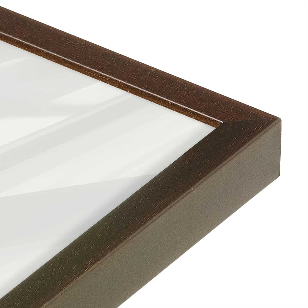 [Color:Belvinder Brown], Picture of art in a Belvinder Brown frame of the corner