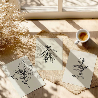 Kiss Me Twiggy, Set of 3 Paper Prints